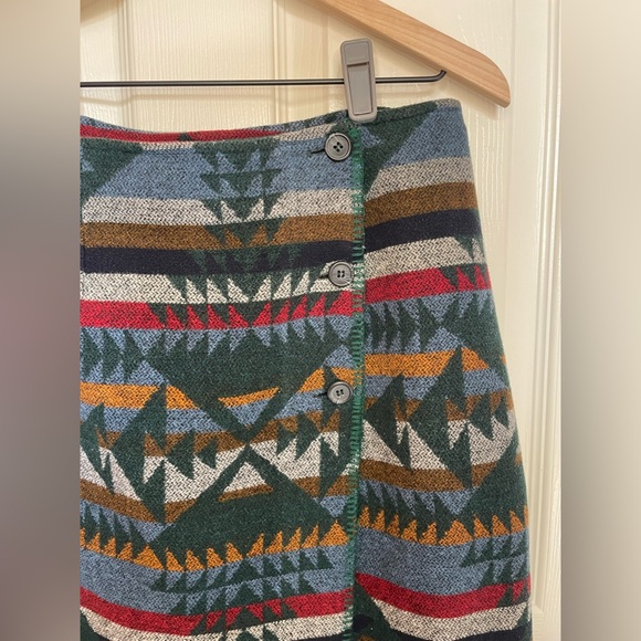 Vintage Roo Crossing Wool Aztec Maxi Skirt - Picture 2 of 5